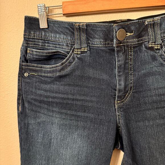 Democracy Women's Skinny Jeans Size 10 Dark Wash Ab Technology Stretch Denim - Picture 4 of 10